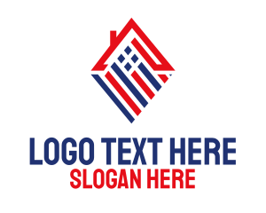 American - Patriotic Home Broker logo design
