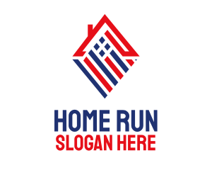 Patriotic Home Broker logo design