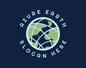 Natural Earth Globe logo design