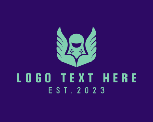 Gamer - Winged Robot Gaming logo design