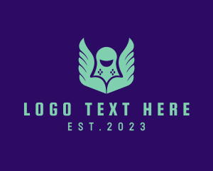 Technology - Winged Robot Gaming logo design