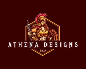 Athena - Athena Warrior Gaming logo design