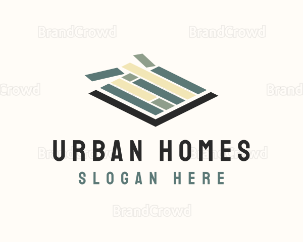 Floorboard Floor Tile Logo