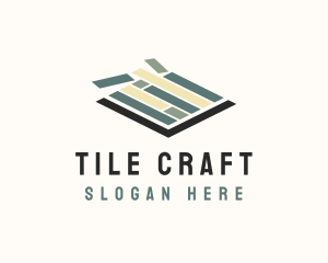 Floorboard Floor Tile logo design