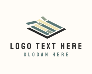 Home Depot - Floorboard Floor Tile logo design