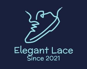 Minimalist Sneaker Laces logo design