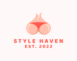 Butt - Garlic Bikini Butt logo design