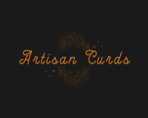 Elegant Botanical Foliage logo design