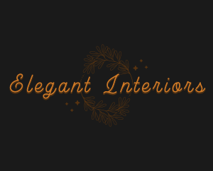 Elegant Botanical Foliage logo design