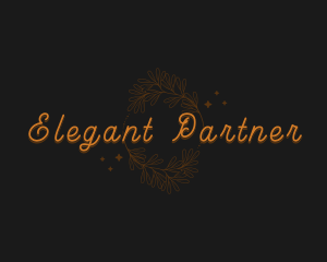 Elegant Botanical Foliage logo design