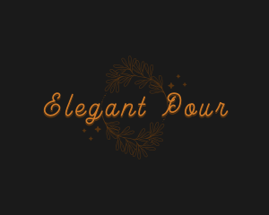 Elegant Botanical Foliage logo design