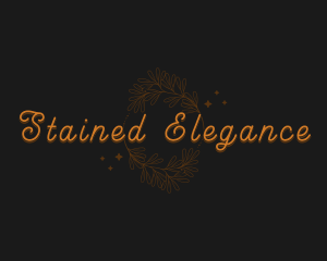 Elegant Botanical Foliage logo design