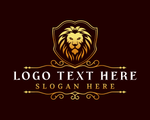 Elegant - Premium Lion Hotel logo design