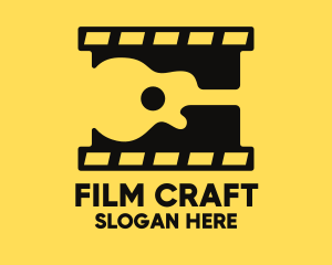 Cinematography - Guitar Music Video Clip logo design