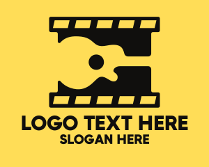 Black And Yellow - Guitar Music Video Clip logo design