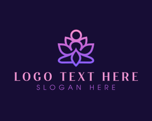 Lifestyle - Lotus Yoga Relaxation logo design