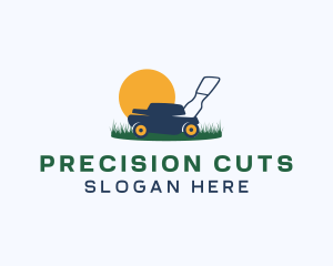 Lawncare Grass Cutting logo design