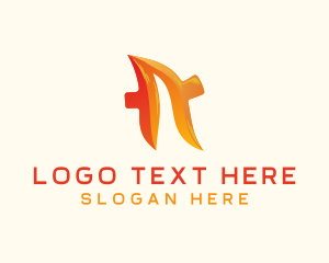 Generic Flame Letter A logo design