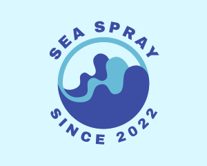 Sea Water Wave logo design