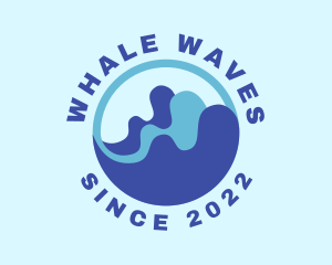 Sea Water Wave logo design