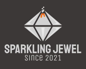 Gem - Volcanic Diamond Gem logo design