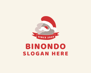 Banner - Smiling Santa Banner logo design