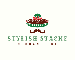 Mustache - Mustache Mexican Hat logo design