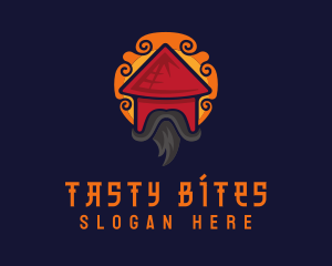 Asian Hut Restaurant logo design