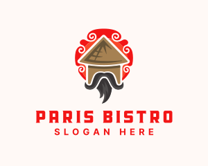 Asian Hut Restaurant logo design