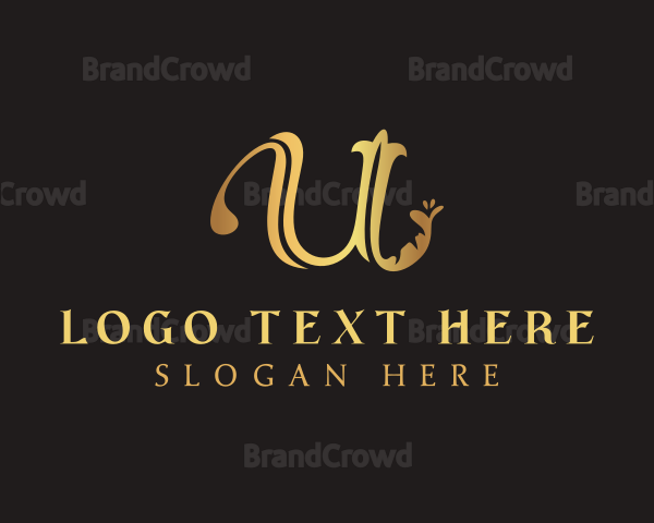 Gold Fashion Tailoring Logo