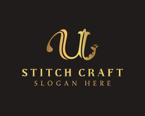 Tailor - Gold Fashion Tailoring logo design