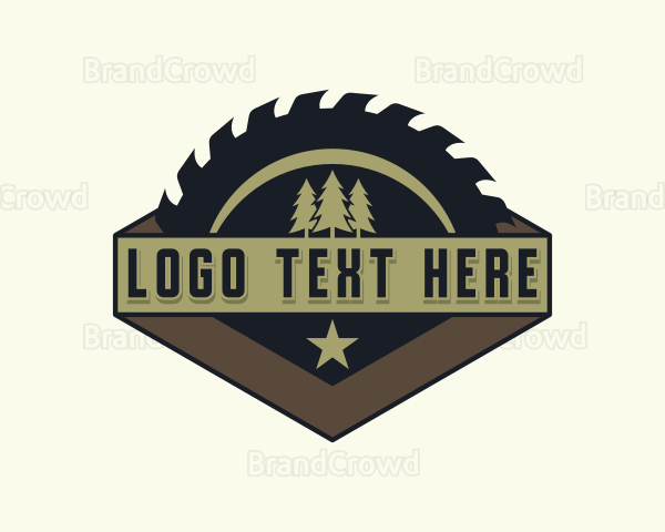 Carpentry Construction Woodwork Logo