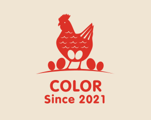 Chicken Nugget - Poultry Chicken Egg logo design