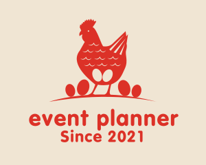Wildlife Center - Poultry Chicken Egg logo design
