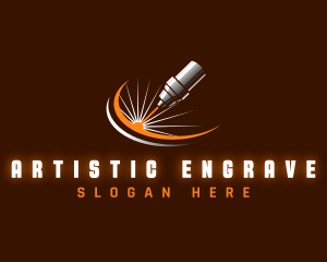 Laser Engraving Mechanic logo design