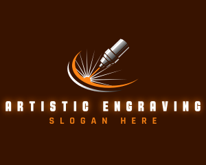 Laser Engraving Mechanic logo design