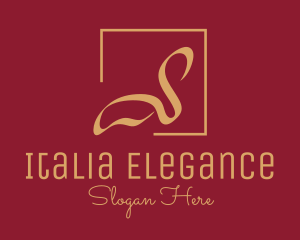 Elegant Swan Hotel  logo design