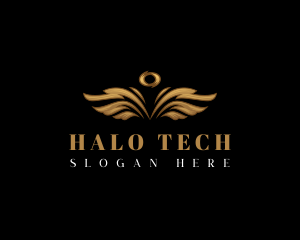 Halo - Holy Halo Wings logo design