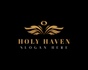 Holy Halo Wings logo design