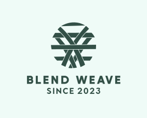 Fabric Weave Textile  logo design