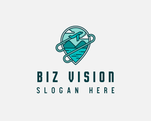 Plane Mountain Travel logo design