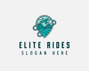 Plane Mountain Travel logo design