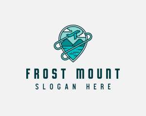 Plane Mountain Travel logo design