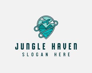 Plane Mountain Travel logo design