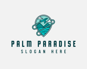 Tropics - Plane Mountain Travel logo design