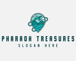 Plane Mountain Travel logo design