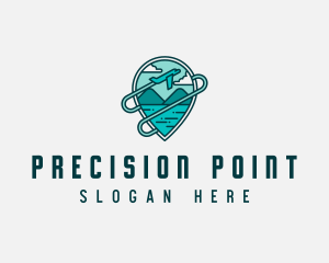 Plane Mountain Travel logo design