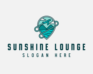 Plane Mountain Travel logo design