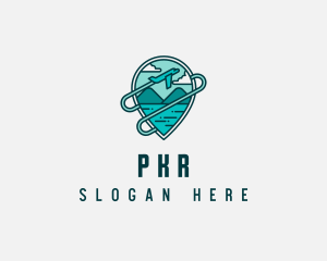 Plane Mountain Travel logo design