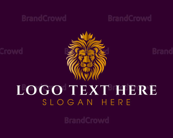 Lion King Crown Logo